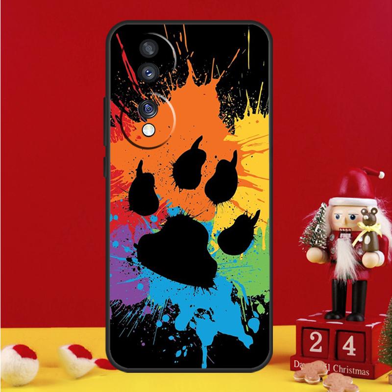 Чехол с дизайном лапки кошки и собаки для Honor Magic 7 6 8 Pro Honor Win X9a X9b X9c X9d X8c X8b 50 70 90 200 400 Lite