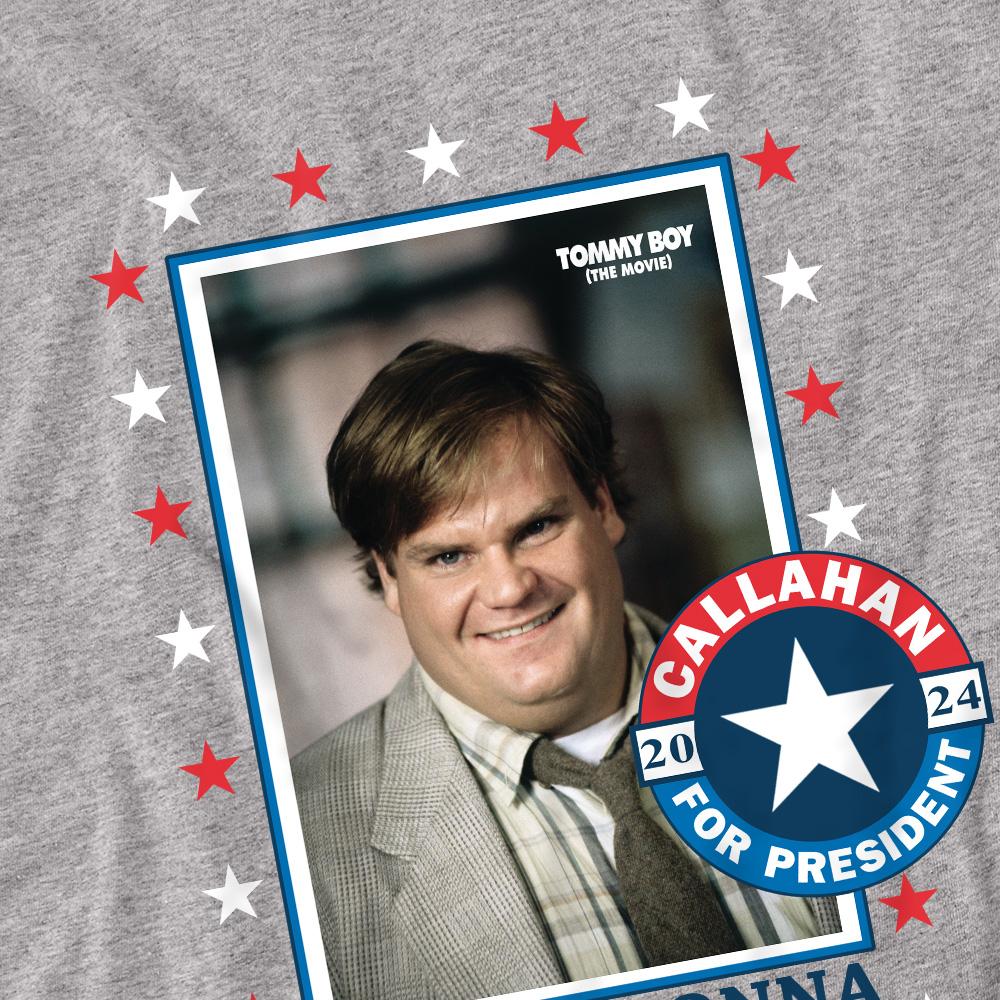 Tommy Boy Unisex Adult Callahan For President 2024 T-Shirt
