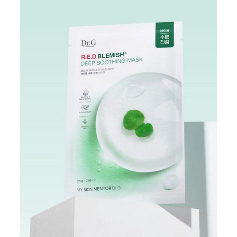 Маска Dr.G Red Blemish для глубокого успокоения, 280 г, 10 шт.