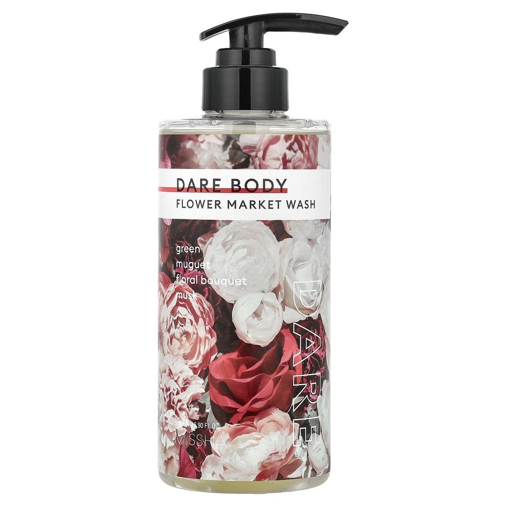 MISSHA Dare Гель для душа, Цветочный рынок, 500 мл (16,9 жидких унций)
