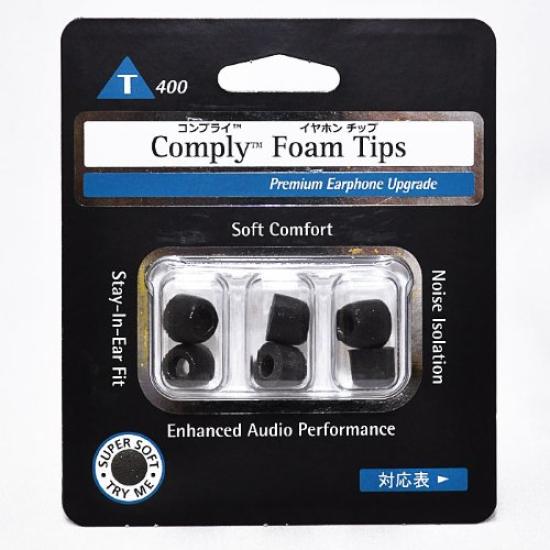 Comply Comply Стандартные наушники 3 пары звукоизоляция Fit Fit Prevention Черный S T-400 HC17-40111-04 T-400