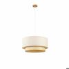 Lampe À Suspension - DKD Home Decor - Polyester Bambou - 50W - E27 - Intérieur