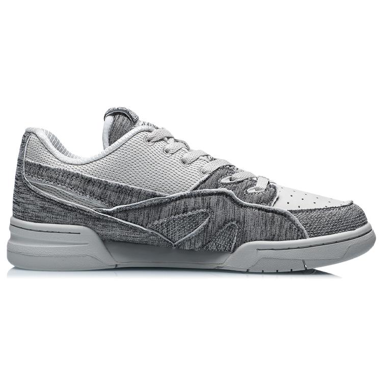 Li Ning 937 Винтажные Баскетбольные Кроссовки Мужские Низкие Кирпично-серые AGBR049-5
