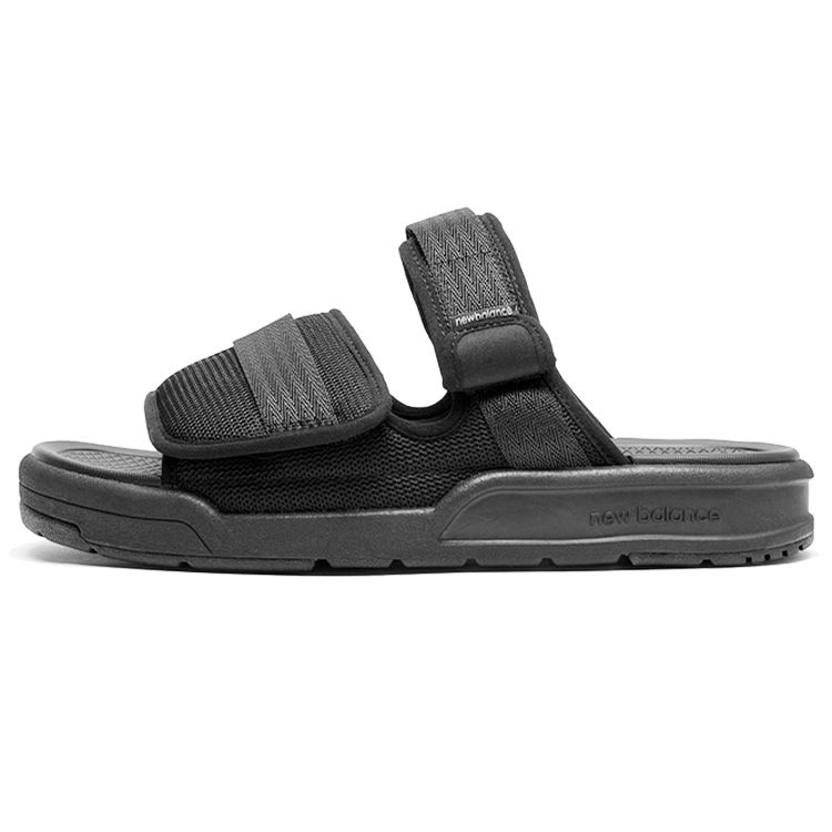 New Balance 3201 Durable Comfortable Fashionable Rubber Sole Hollow Slide Sandals Unisex Sandals Black SDL3201K