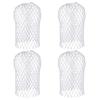 4pcs Mesh Gutter Filter Silver Floor Drain Filter Strainer Anti-Blocking Filter  Downspout Cover