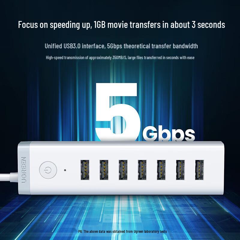Ugreen USB 3.0 7-Port Powered Data Hub