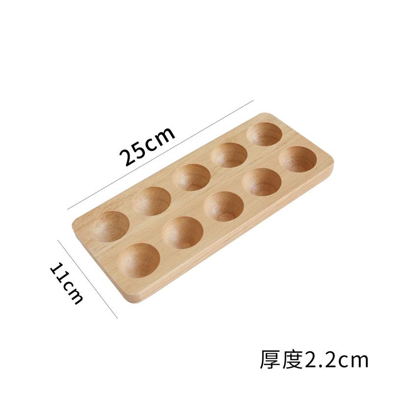 Simplicity Creative Solid Wood Storage Tray Home Egg Storage Lot Storage Rack Kitchen Холодильник Egg Storages Container