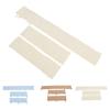 3pcs Cotton Crib Bumper Anti Collision Soft Guard Washable Crib Safe Teething Protector for Cot