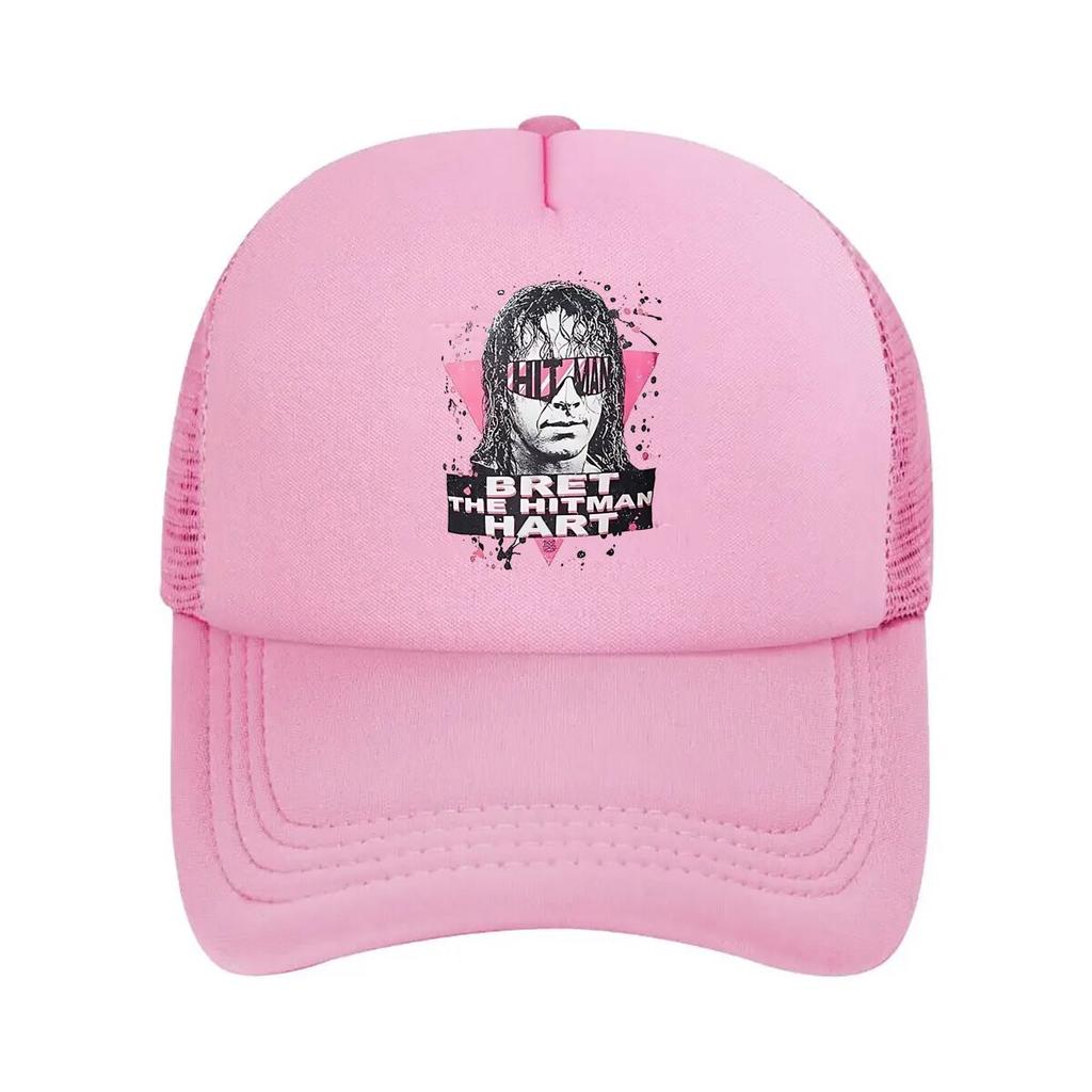 Bret The HitUnisex Hart Wrestling Legend Themed Graphic Portrait Art Mesh Baseball Cap