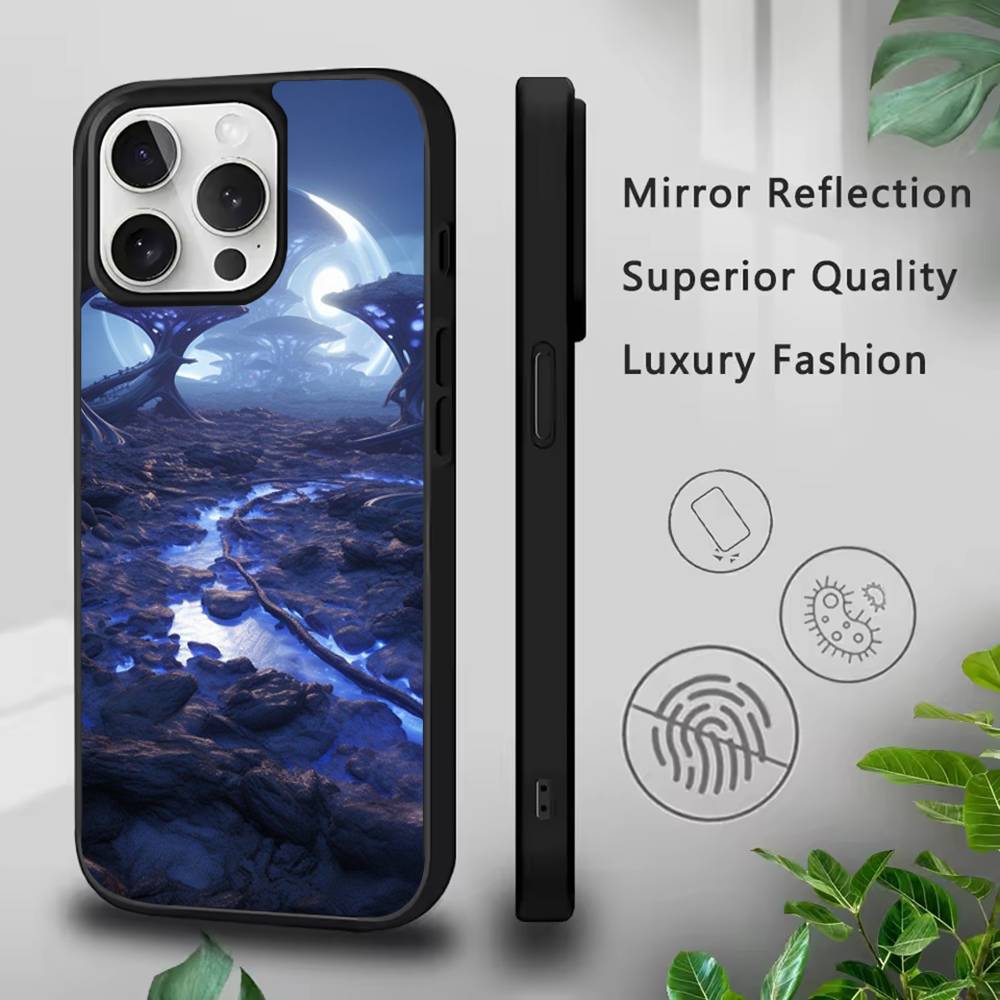 A-Инопланетянин E-Земля Чехол для iPhone 17,16,15,14,13,12,11,Pro,Max,Plus,Mini,SE4,E Магнитный Magsafe Беспроводная Зарядка