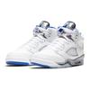 Детские кроссовки Air Jordan 5 Retro GS Stealth 2.0 Белый Черный Hyper-Royal 440888-140