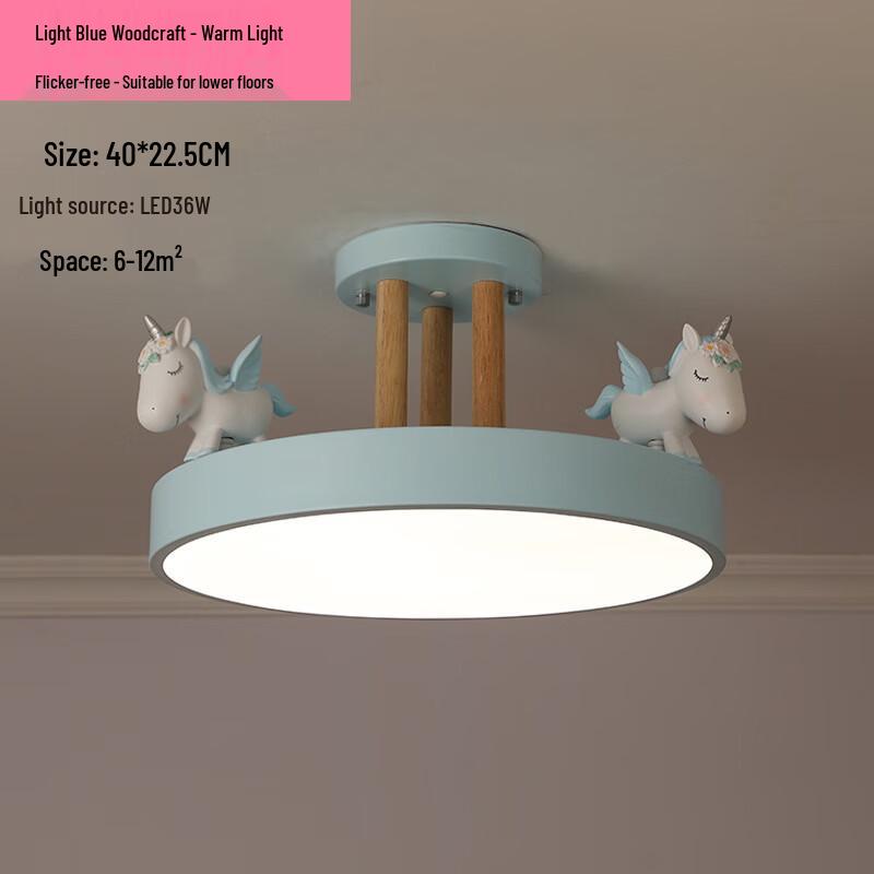 Unicorn Children's LED Ceiling Lamp