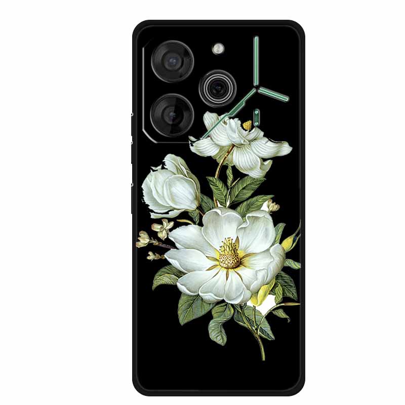 Черный силиконовый чехол для телефона Tecno Pova 6 Pro, противоударный, мягкий чехол-бампер для Tecno Pova 6 Pro, задняя крышка-чехол Pova6 Pro, мультяшный