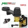 10PCS Brake Pump Dust Cap Oil Drain Screw Cap Brake Caliper Bleed Nipple Black Screw Dust Caps Cover Rubber Motorcycle Accessori