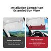 Car Sun Visor Extender Panel Sunglasses Card Storage Car Accessories For Honda Civic FIT CRV HRV Odyssey Vezel CRZ 5th CRX Pilot AS9
