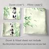 Pandas and bamboo. Bedding Duvet cover sets Duvet covers Pillowcases gifts (1 * Duvet Cover 2 * Pillowcases, without duvet insert)