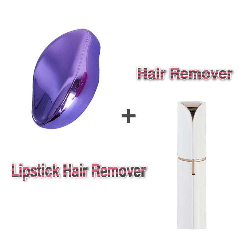 Средство для удаления волос из хрусталя, безопасно, легко чистится, многоразовая электробритва и помада, триммер для бровей, мини-бритва для лица