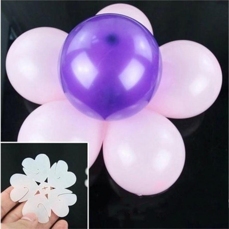 10pcs Wedding Festival Decorated Balloon Clip 5 In One, Single Balloon Clip Balloon