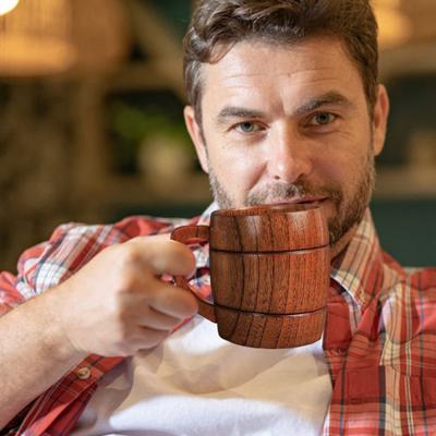 Деревянная чашка для воды Yousheng, чайные чашки, кружка для кофе, винтажная чашка для чая, вина, ручная работа, посуда из натурального дерева, подарки для любителей чая