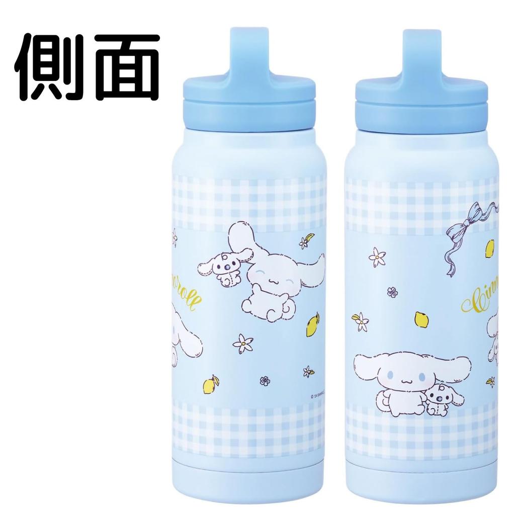 Skater Insulated Stainless Steel with Screw Sanrio Cinnamoroll Plush STSC569509 Mug, 500ml, Handle, Hug,