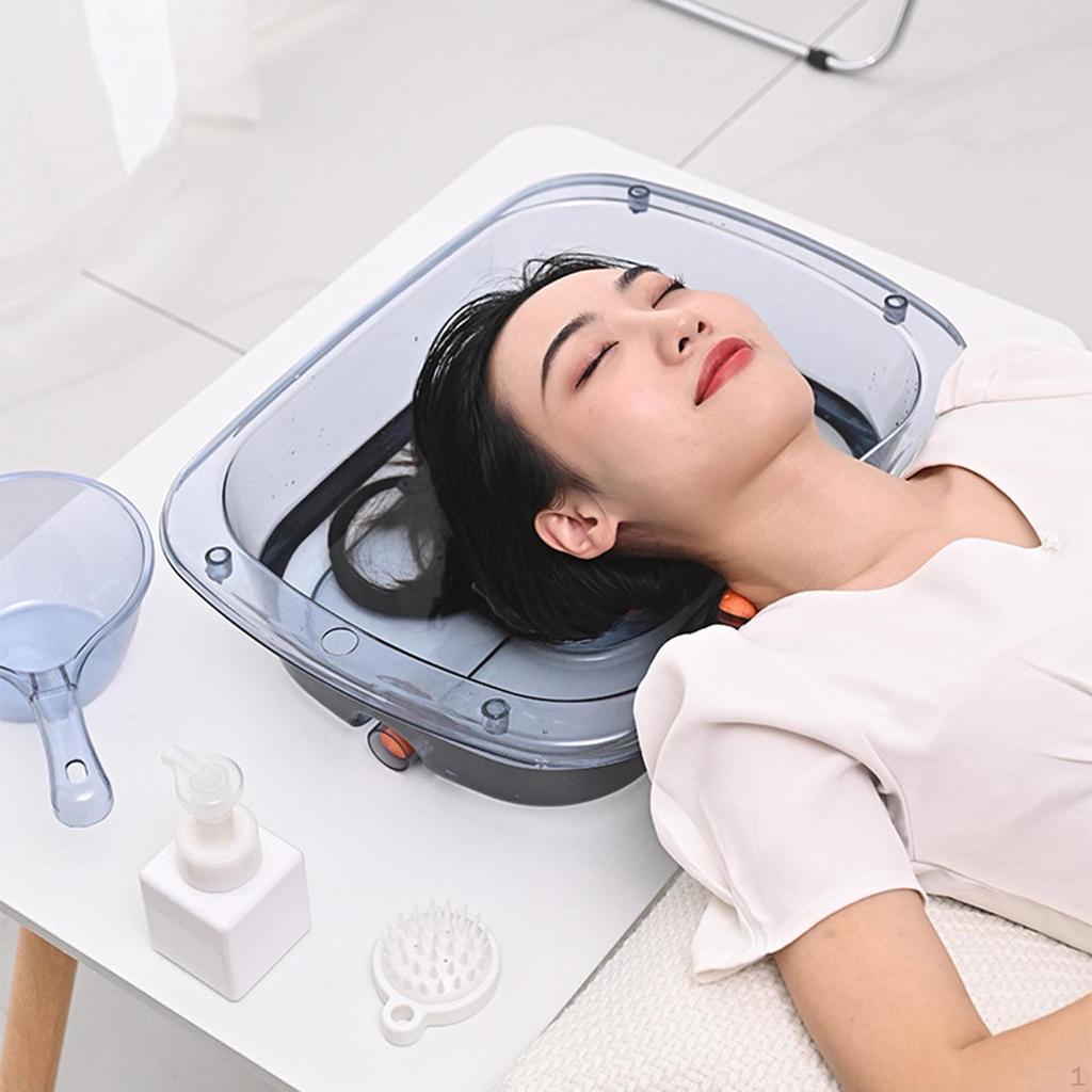 Hair Washing Basin Shampoo Bowl Daily Living Aids Sink Attachment Tray for At Home