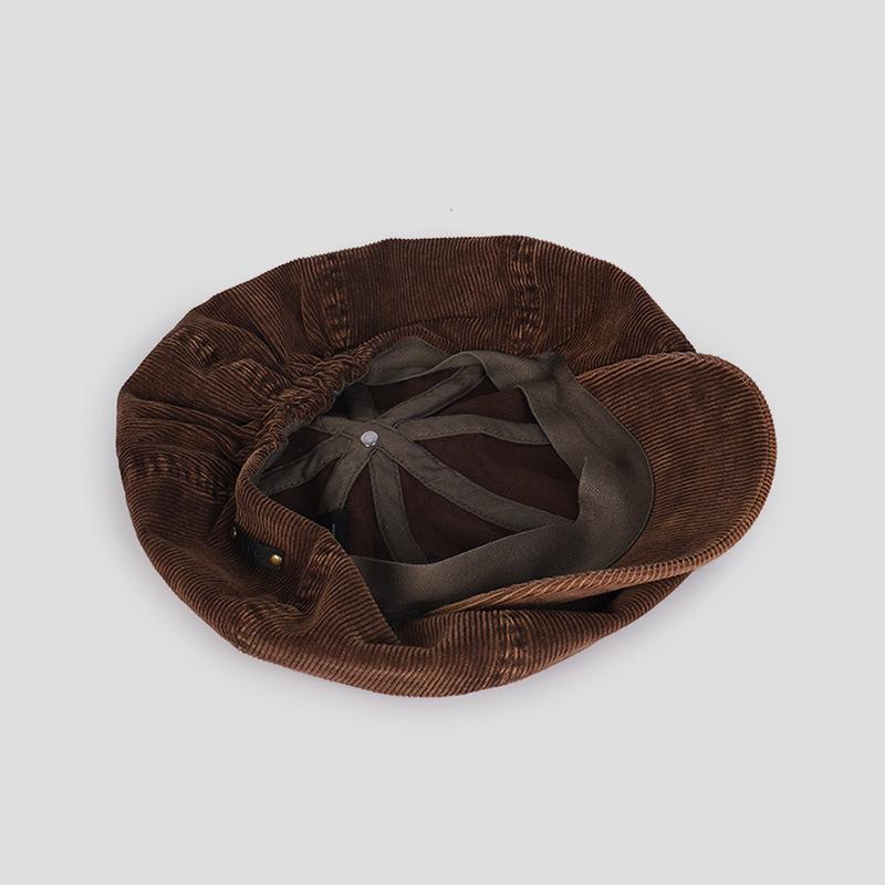 Женская и мужская плоская шляпа, унисекс, кепка газетчика, вельветовый берет