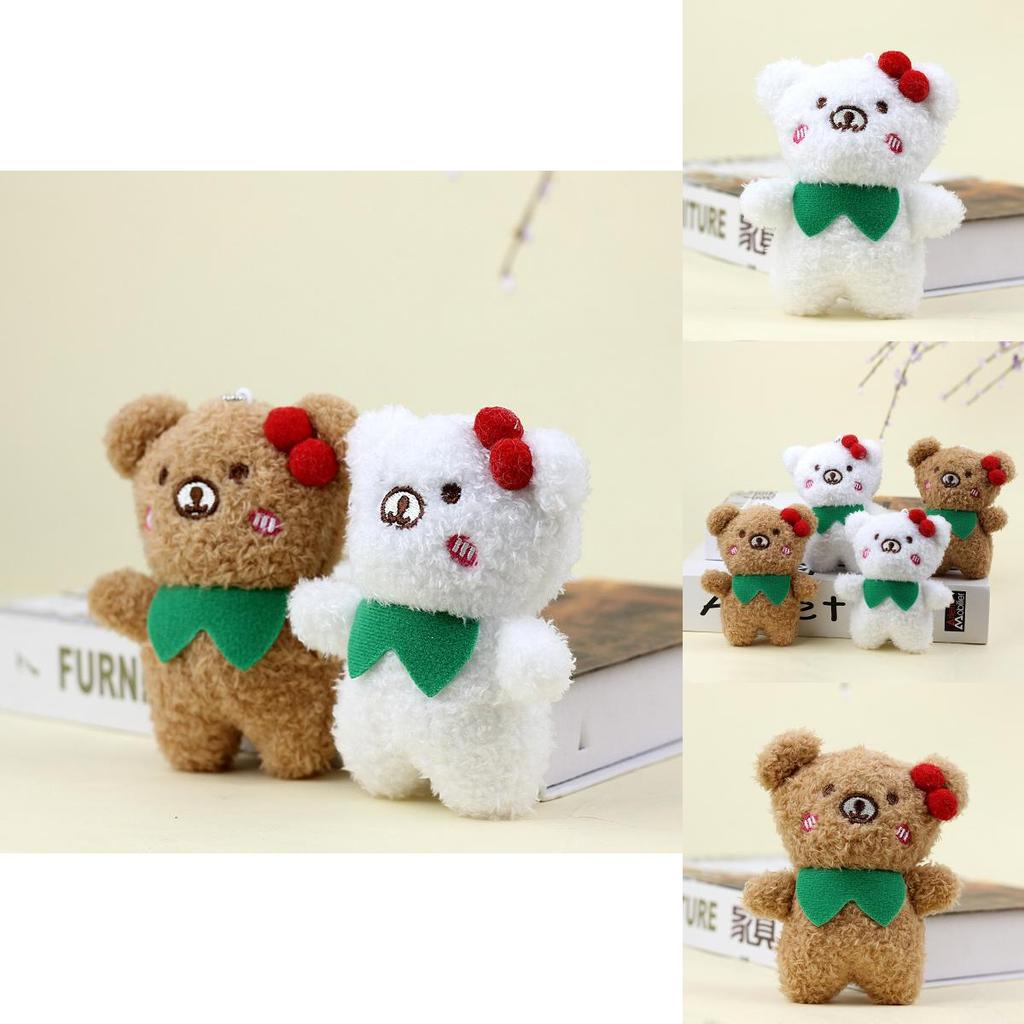 Adorable Teddy Bear Plush Toy With Scarf And Keychain For Kids And Adults