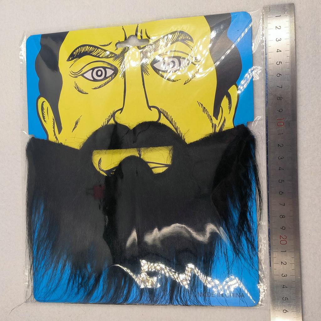 Funny Costume Party Male Man Halloween Beard Facial Hair Game Moustache