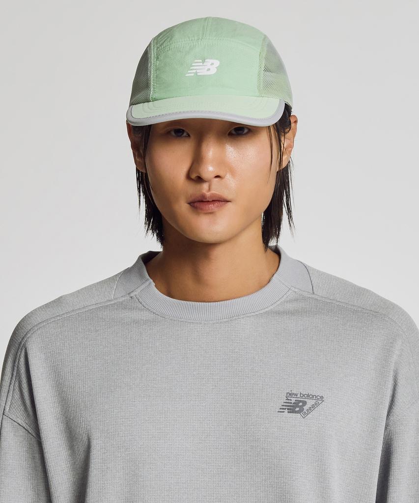 Кепка для бега New Balance Nbgdg25201 / Pf из нейлоновой сетки (Светло-зеленый)