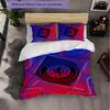 Rangers FC Themed Bedding 3Pcs Duvet Cover Set Decorative Bed Linen For Teen Room Home Decoration