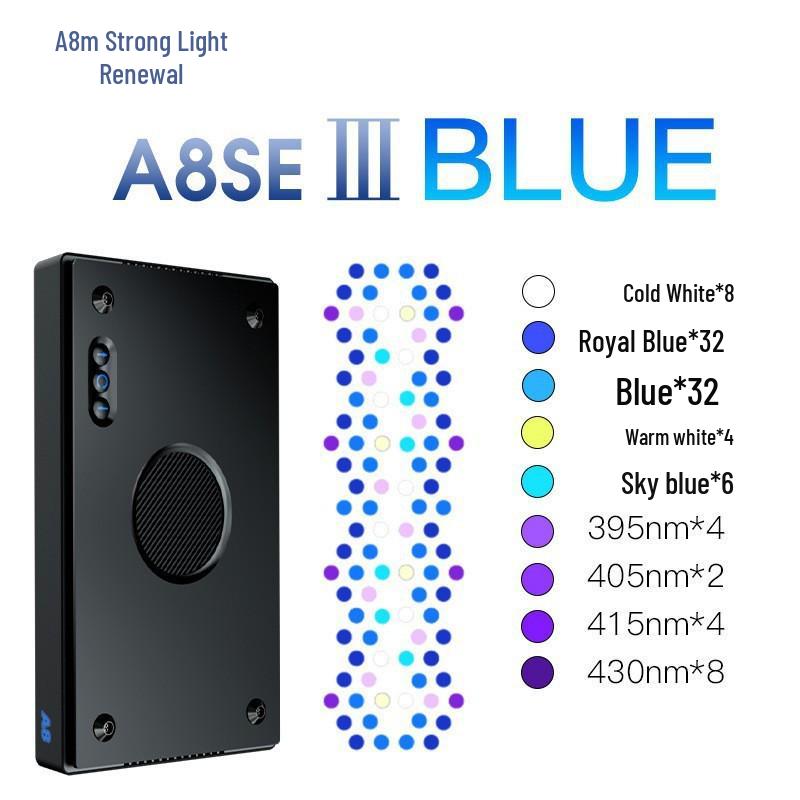Aipai A+ Smart Control A8S 240 Вт Светодиодный свет полного спектра для жестких и SPS кораллов