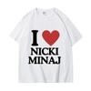 Летняя футболка унисекс «I Like Nicki», футболки больших размеров в стиле хип-хоп, винтажные футболки унисекс с короткими рукавами, модная уличная одежда, женские футболки, топы