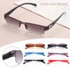 1 PC Half Frame Reading Glasses - Women/Men Older Fashion Presbyopic Eyeglasses Portable High-definition Vision Care +1.0~+4.0