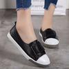 Fashion Women Loafers Flats Lady Female Slip On White  Leather Pedal Lazy Shoes Moccasins Casual Shoes