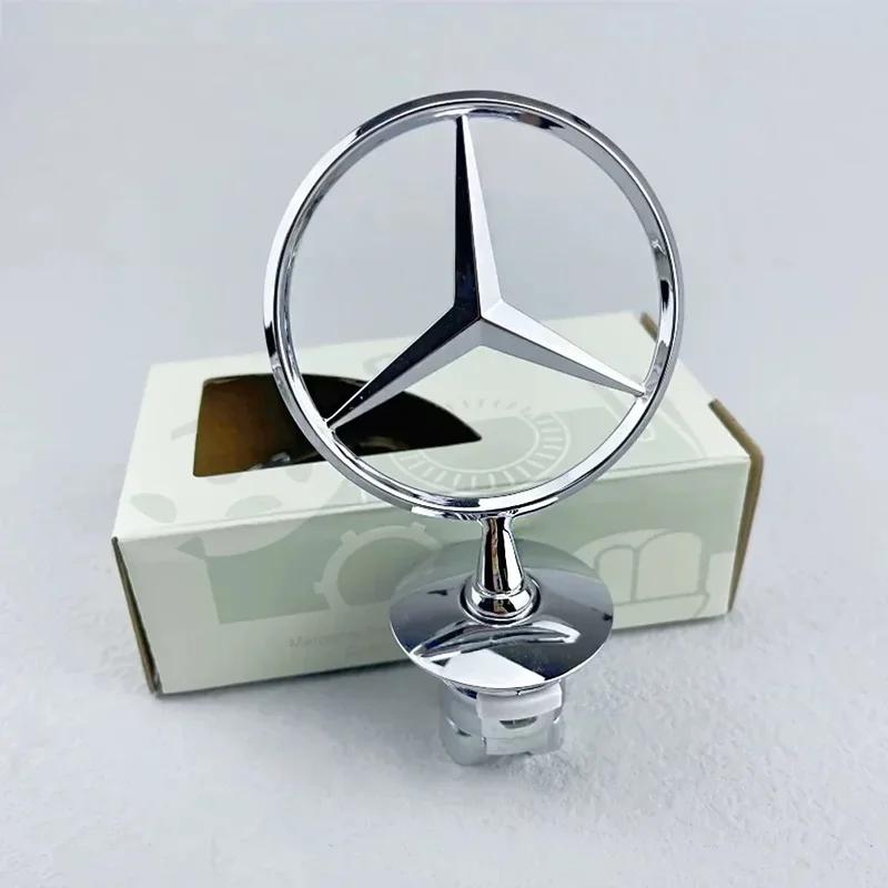 KMLB1 1 шт. эмблема Звезда Капот Автомобильный Капот Передний Логотип для Mercedes E S Class w204 w211 w205 W212 w203 w213 аксессуары Mercedes Benz
