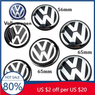 2026 Горячие Для VOLKSWAGEN VW 4шт. Колпачки на ступицу колеса Volkswagen 56мм 65мм 70мм колпак колеса для VW Golf 4 5 6 7 Polo Passat B5 B