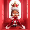 Официальный магазин POP MART MEGA CRYBABY 400 Королева Разбитое Сердце Фигурка Игрушка Пластиковая Модель Подарок Акция поддержки Оригинальный продукт