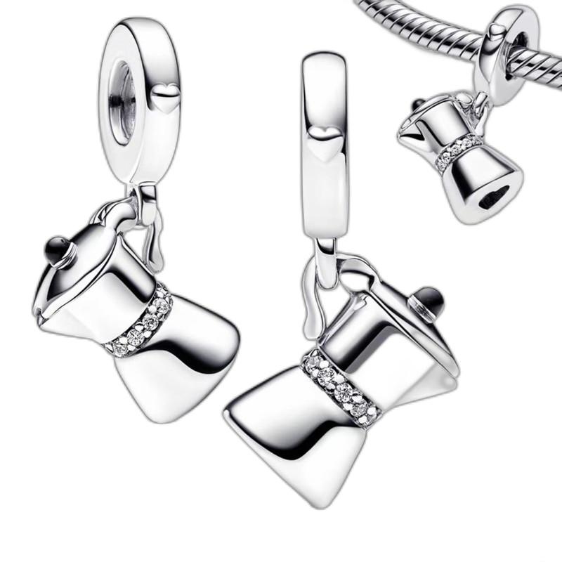 Подвески-хамелеоны, подходят модные оригинальные браслеты, серебро 925 пробы, циркон, осьминог, черепаха, бусина, бабочка, светлячок, подвеска, DIY изготовление ювелирных изделий