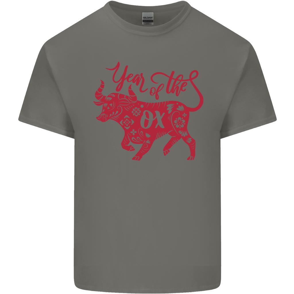 Chinese Zodiac Shengxiao Year of the Ox Unisexs Light Cotton TShirt