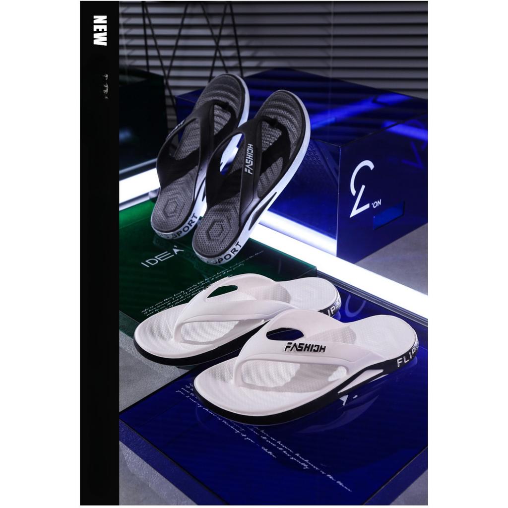 Мужские шлепанцы, прочные для летних прогулок, удобные для домашнего использования, нескользящие, модные и трендовые мужские пляжные туфли