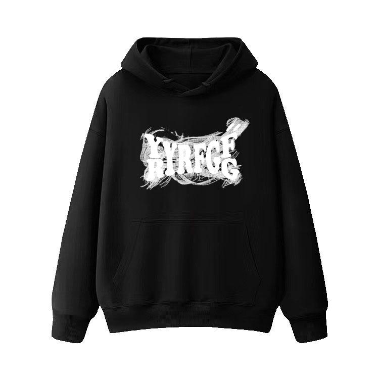 Унисекс толстовка с капюшоном в американском стиле, 500 г: Трендовый, Свободного кроя, Тяжелый вес для Весны и Осени.