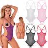 Women's Swimsuit Bikini Cupless Bra Top Monokini Mirco Thongs Leotard Bathing Suit