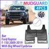 Car Mud Flaps Car Mudflap for Ford Raptor F150 F-150 F 150 2009~ Mudguard Splash Guards Fender Mudflaps Auto