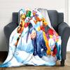 Winter Adventure Friends Blanket Soft Throw Blanket For Home Bedroom Bed Sofa Travel Office Solid Christmas Blanket