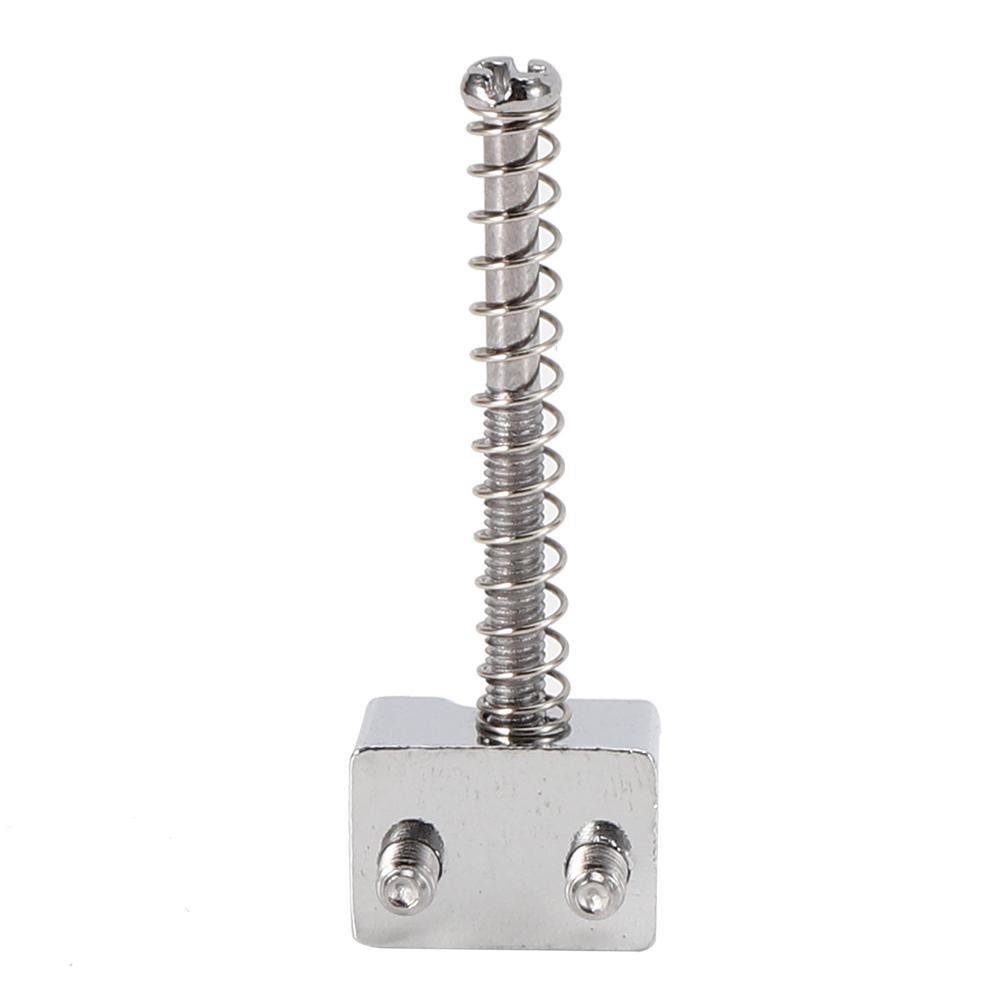 5Pcs Bass Bridge String Saddles for Bass Electric Guitar Replacement Part Spring Screws