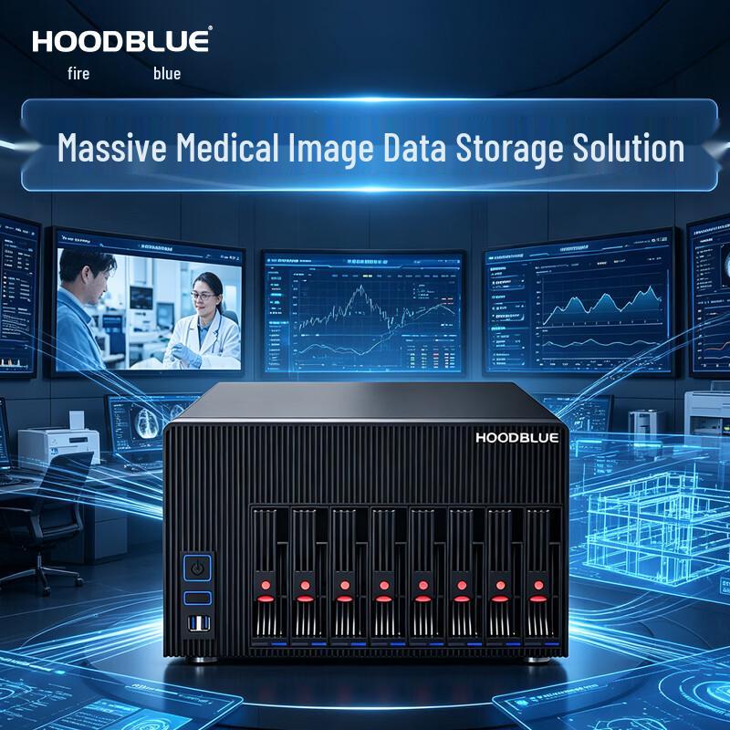 Hoodblue DS880Plus 8-Bay 10GbE NAS Network Storage Server