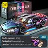 ToylinX 1314 деталей Скоростной автомобиль Строительные блоки Технологическая модель Сборная модель Набор Суперкар Кирпичный пазл Игрушечный автомобиль Для детей и взрослых