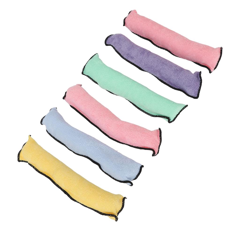 Heatless Curlers Safe Lightweight Portable Sponge Hair Rollers for Women Girls Children 6pcs
