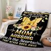 1pc Mom Loved One Tribute Art Print Blanket - Perfect Gift for Birthdays, Christmas & Halloween- Soft, Warm & Versatile yy250909163