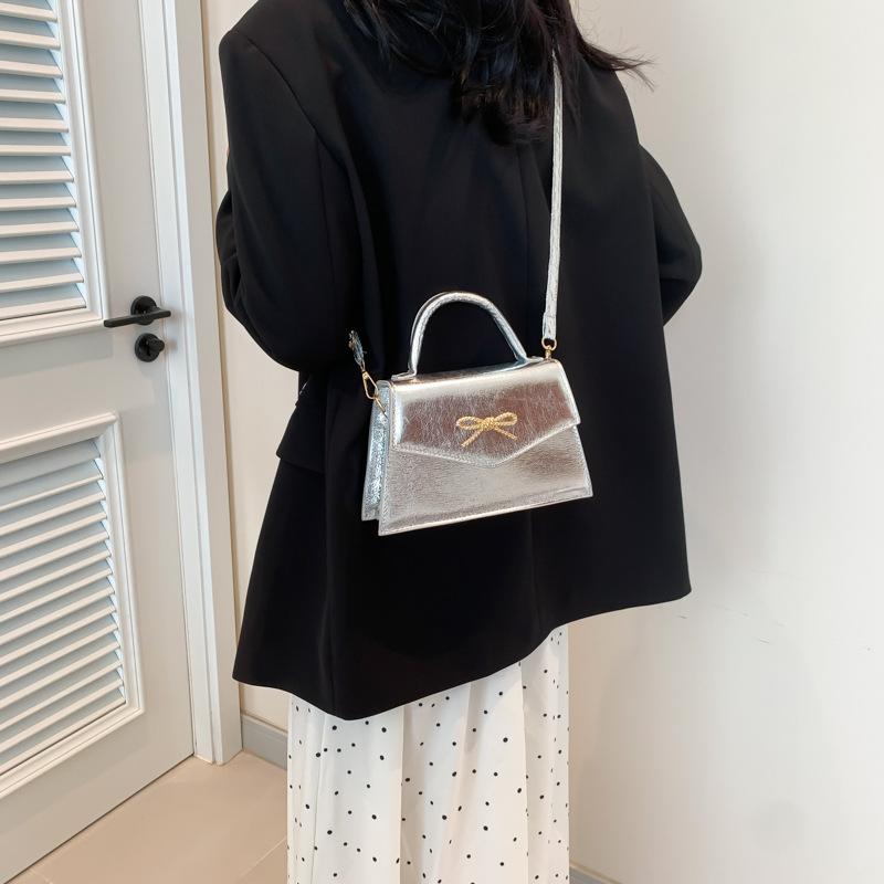 Модная женская сумка с бантами на лето, новая повседневная и модная, нежная, ручная сумка через плечо, маленькая квадратная сумка